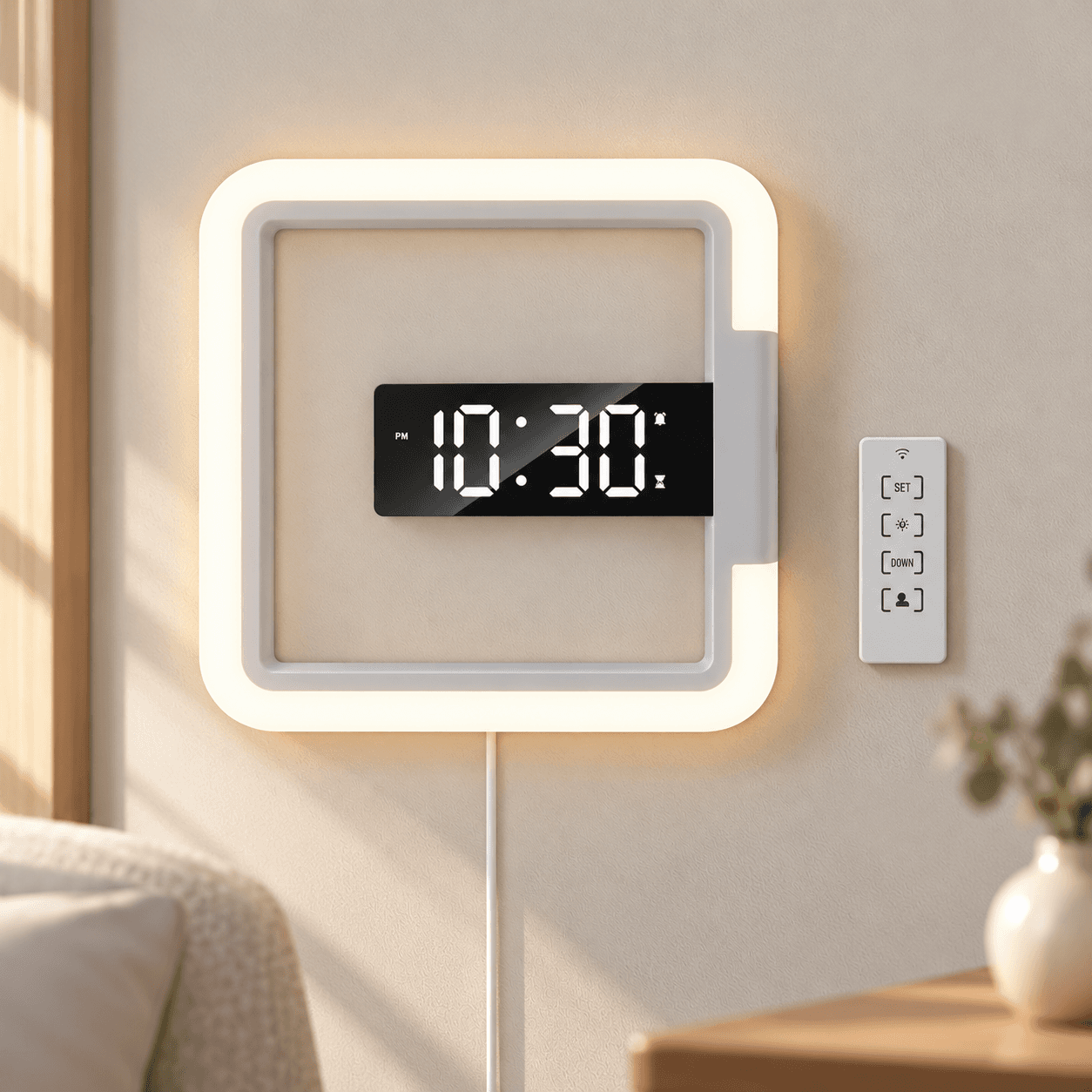 머레이 디지털시계 LED 시계 무드등 TIME24 상품 이미지 4