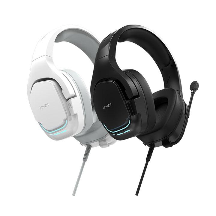 아이리버 유선 게이밍 헤드폰 USB LED 게임 마이크 헤드셋 IRX-GH130 상품 이미지 1