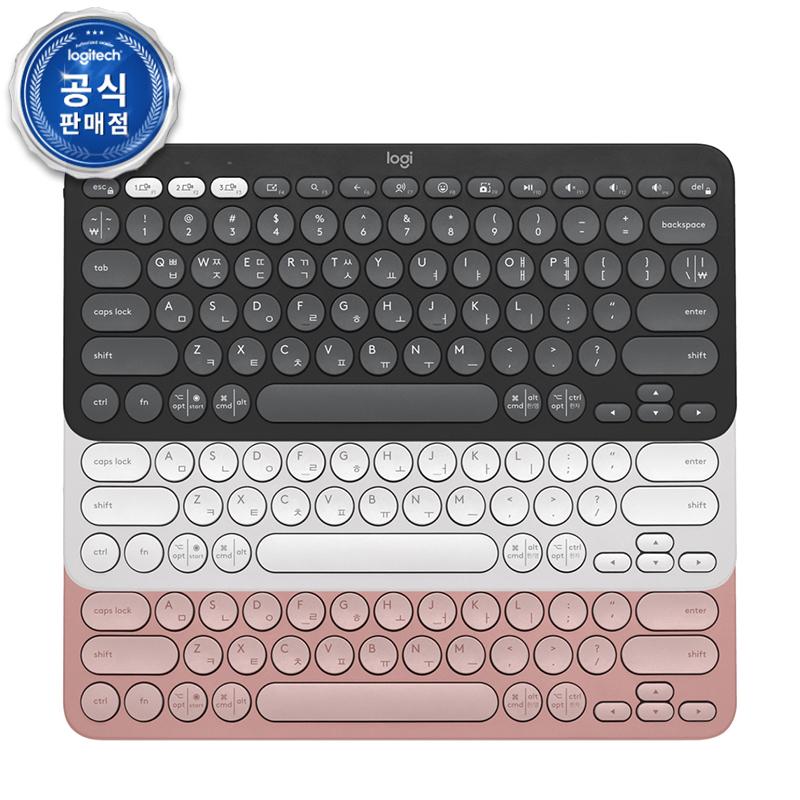 로지텍 코리아 정품 블루투스 키보드 K380S 페블 키즈2 상품 이미지 1