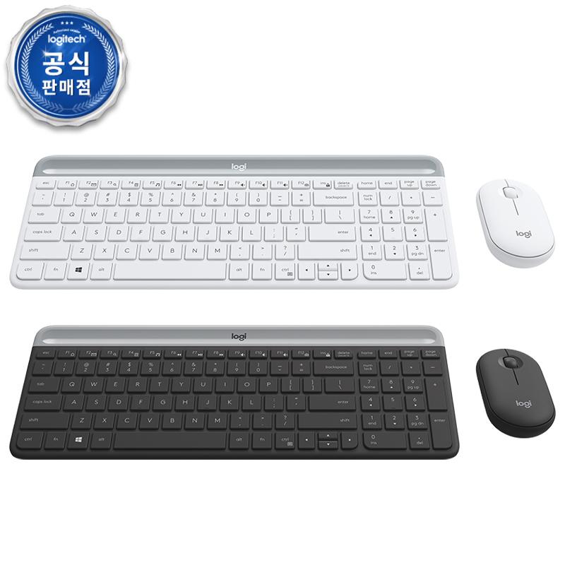 로지텍 코리아 정품 슬림 무선 키보드 마우스 콤보 MK470 상품 이미지 1