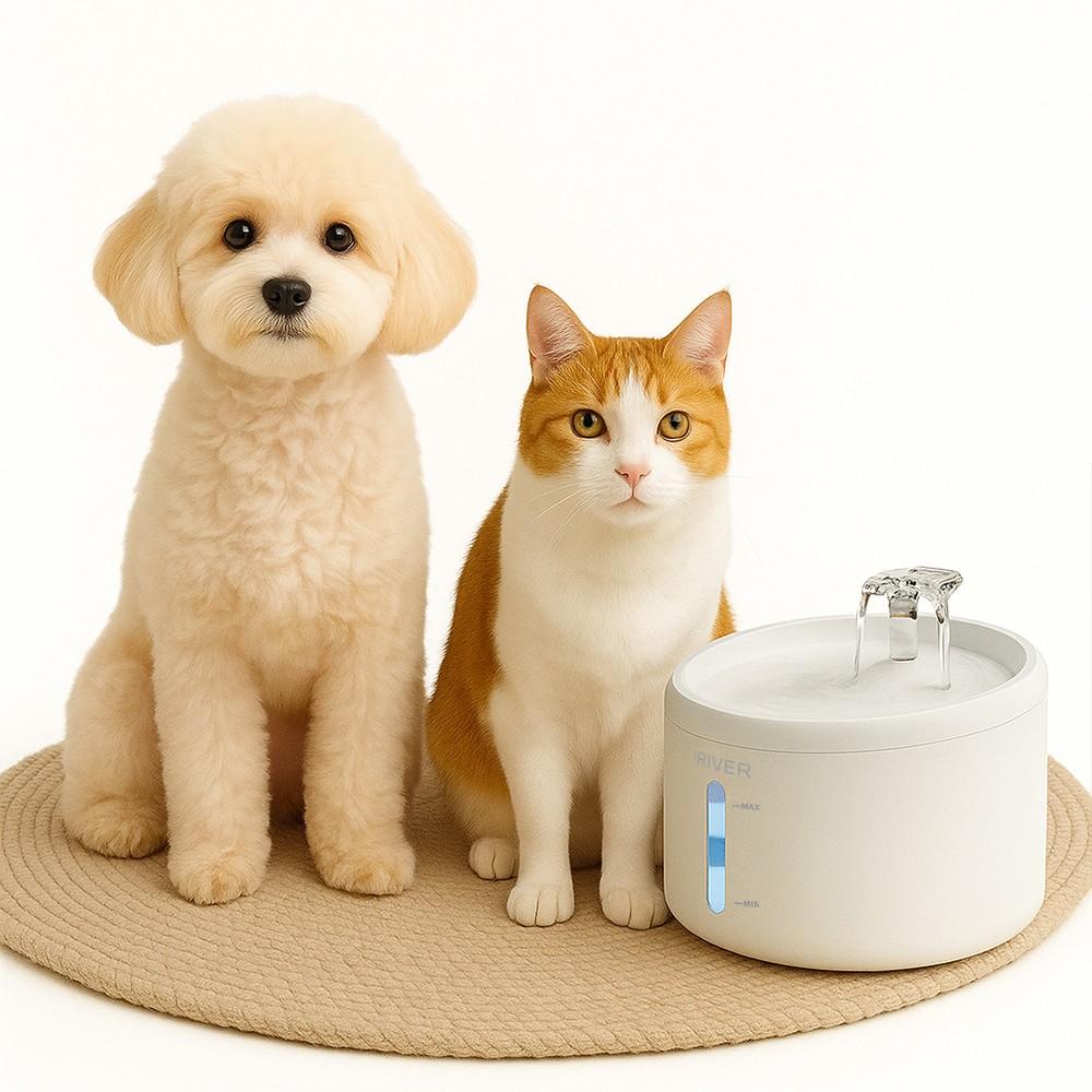 아이리버 강아지 급수기 고양이 펫 자동 정수기 자동 저소음 센서 반려동물 IA-AW303 상품 이미지 3