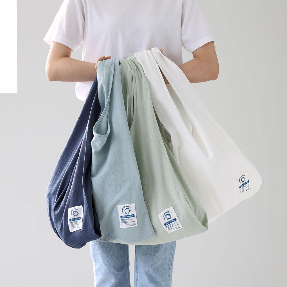 제로웨이스터 리유저블 코튼 에코백_4color 상품 이미지 1